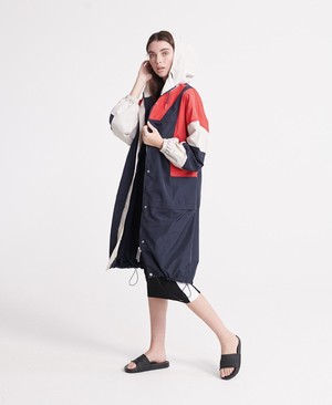 Superdry Edit Nautical Parka Női Kabát Sötétkék | ZUFML2970